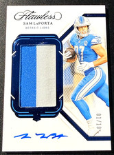 2023 Flawless Auto Rc Patch Sapphire Blue Sam LaPorta Color Match 10/10 Bookend