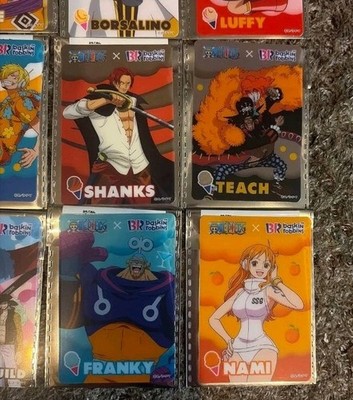 Baskin Robbins One Piece Collection Cards Complete set Card Japan