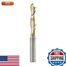 Amana Tool 46294-S Up Cut Spiral Router Bits ZrN Coated 1/4 D 1/8 R 1/4 Shk 2 Fl