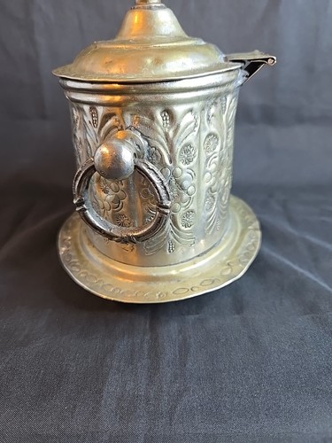 Carrito de té grabado artesanal de diseño de Oriente Medio vintage caja con bisagras - Imagen 10 de 22