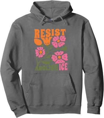ICE Protest Resist Support Immigrants Refugee Unisex Hooded Sweatshirt