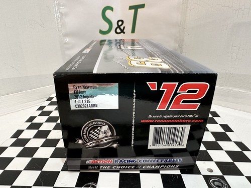 2012 #39 1/24 Ryan Newman US ARMY Chevrolet Impala Action Stewart Haas Racing - Picture 9 of 9