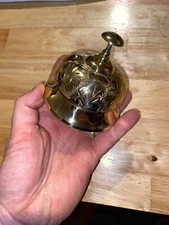 Dinner Bell Hop Hotel Motel Fancy Ornate Solid Metal Cathedral Valet Garçon