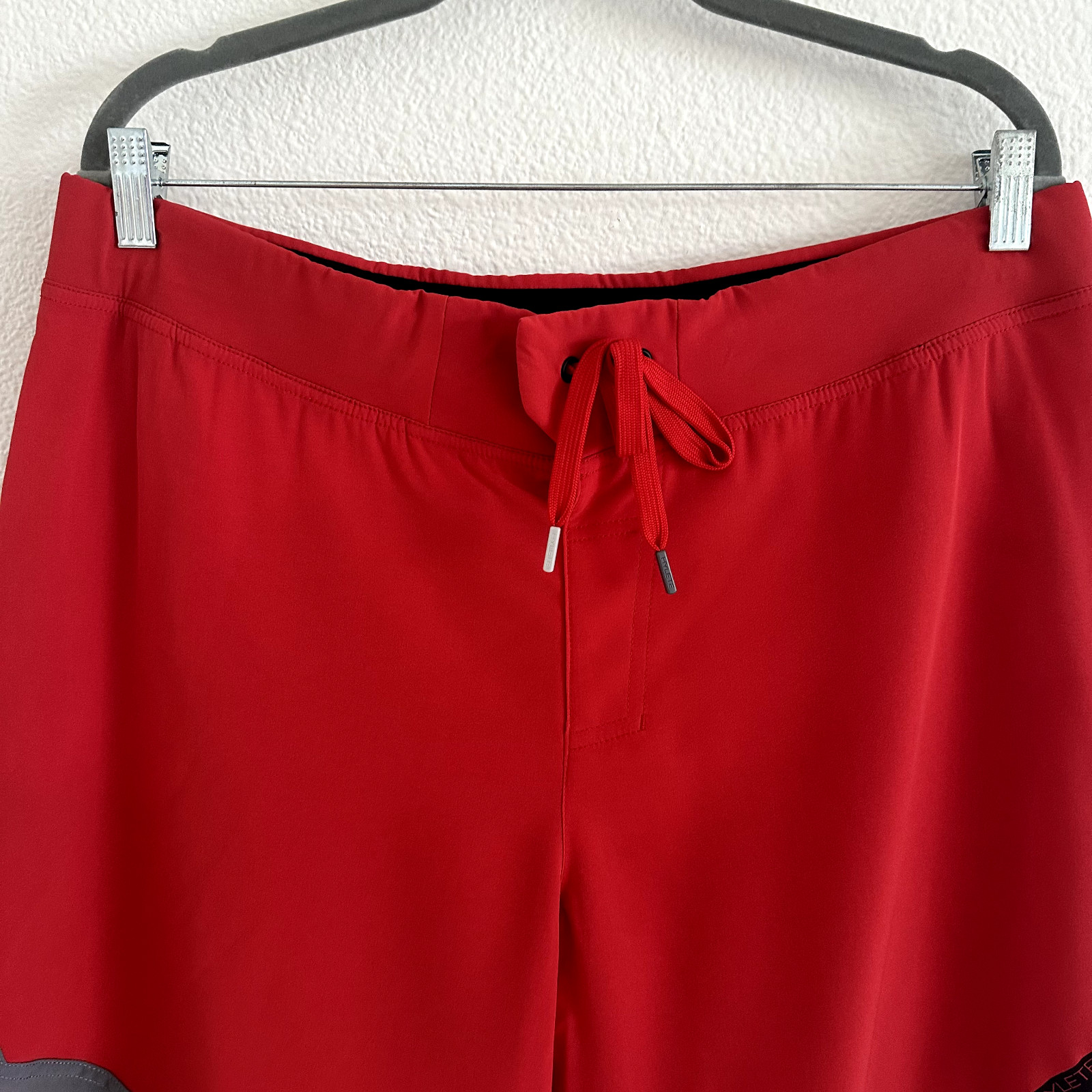 Hylete Solid Red and Gray Athletic Performance Tr… - image 2