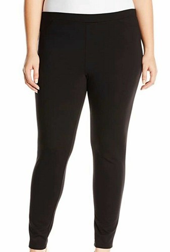 HUE Women's Ponte Leggings, Black, Size 