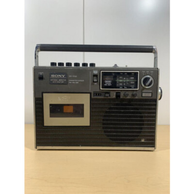 SONY／ラジカセ／CF-1700 Sony CF-1700 Cassette Deck Boombox PLAYER Radio Recorder Retro In