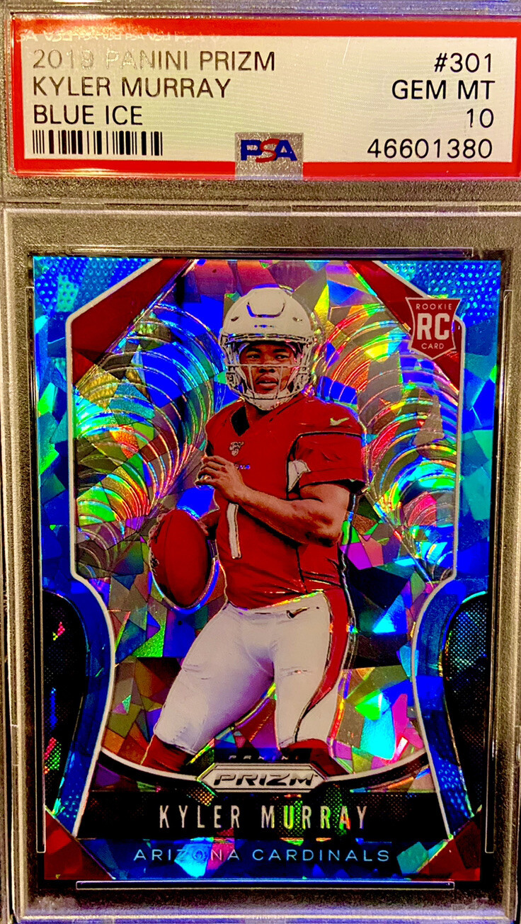2019 Panini Prizm Blue Ice #301 Kyler Murray RC Rookie /99 💎PSA 10 Gem Mint💎