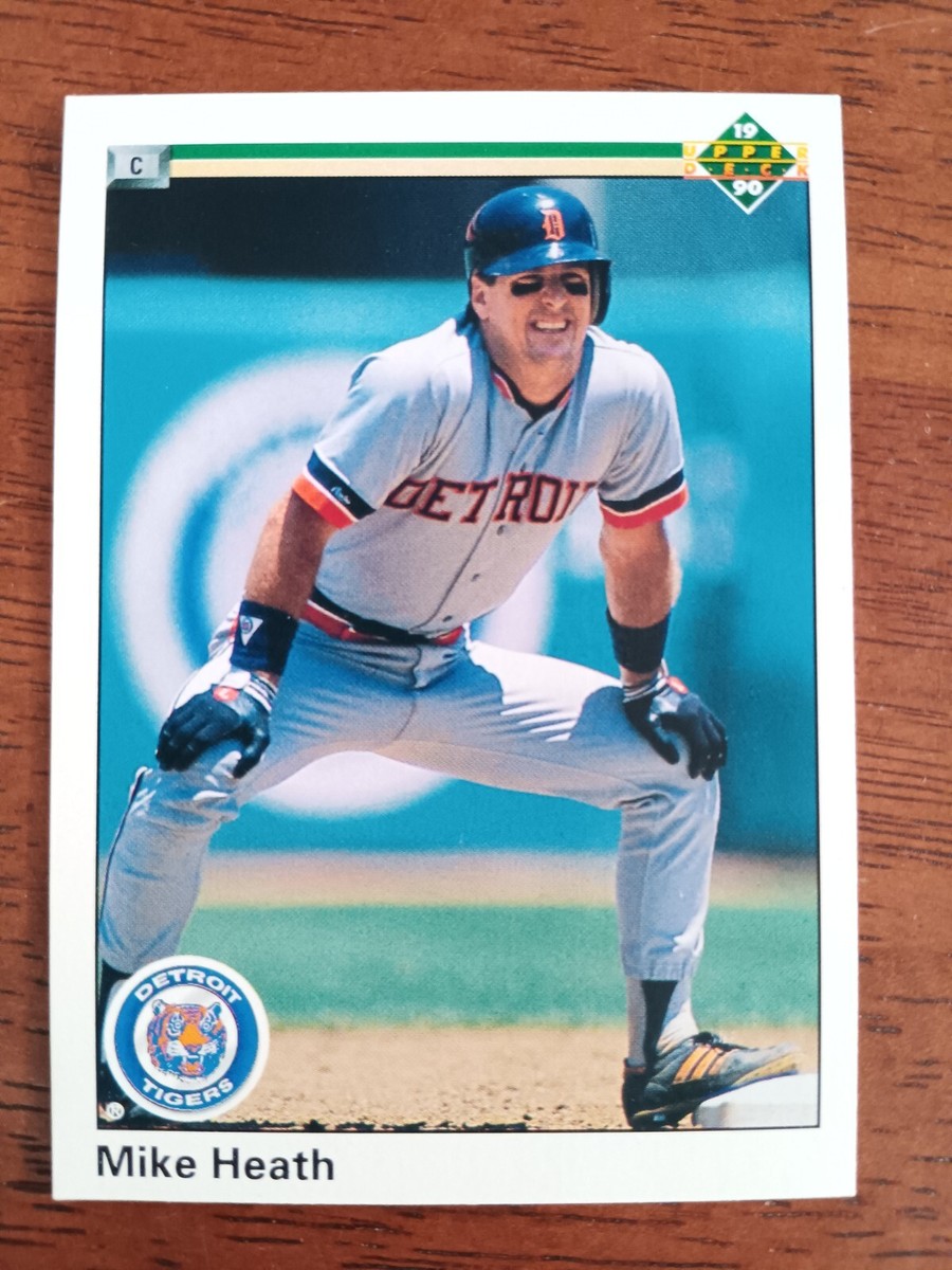 MIKE HEATH DETROIT TIGERS 1990 UPPER DECK BASEBALL CARD #306 | eBay