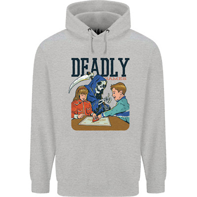 Deadly Games Ouija Brett für Kinder Sensenmann Herren 80% Baumwolle Hoodie