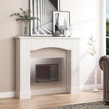 Modern Fireplace Mantel Surround Mantels for Fireplace with Pattern