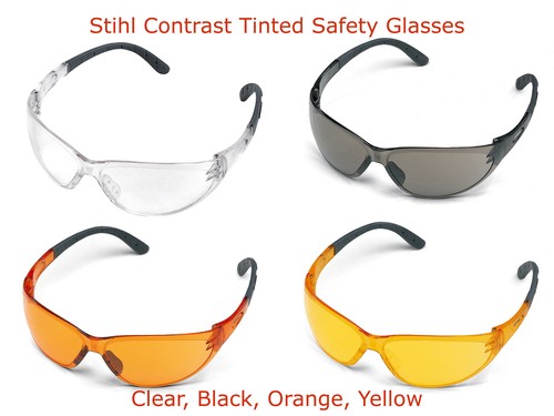 Gafas de seguridad Contrast, transparentes, negras, naranjas, amarillas EPI de protección | eBay