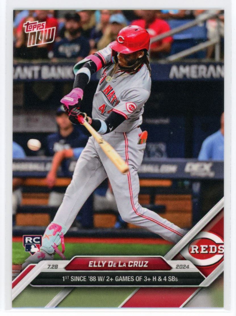 2024 Topps Now Elly De La Cruz RC Cincinnati Reds #482