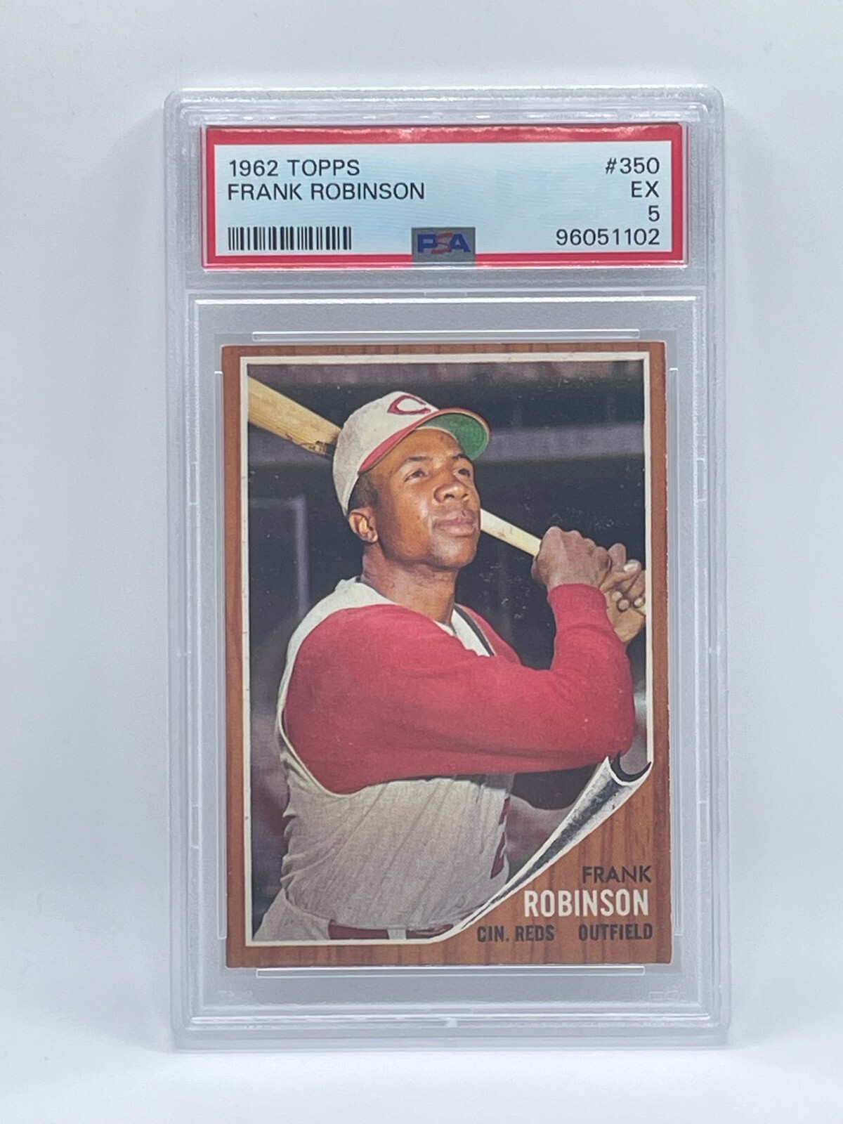 1962 Topps - Frank Robinson #350 Card (PSA 5) (HOF) (GREAT EYE APPEAL)