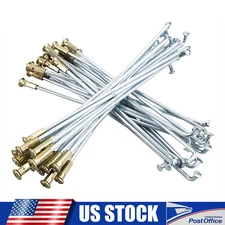 36PCS Motorcycle Complete Spokes Nipples Set For Honda CT90 Trail Front or Rear