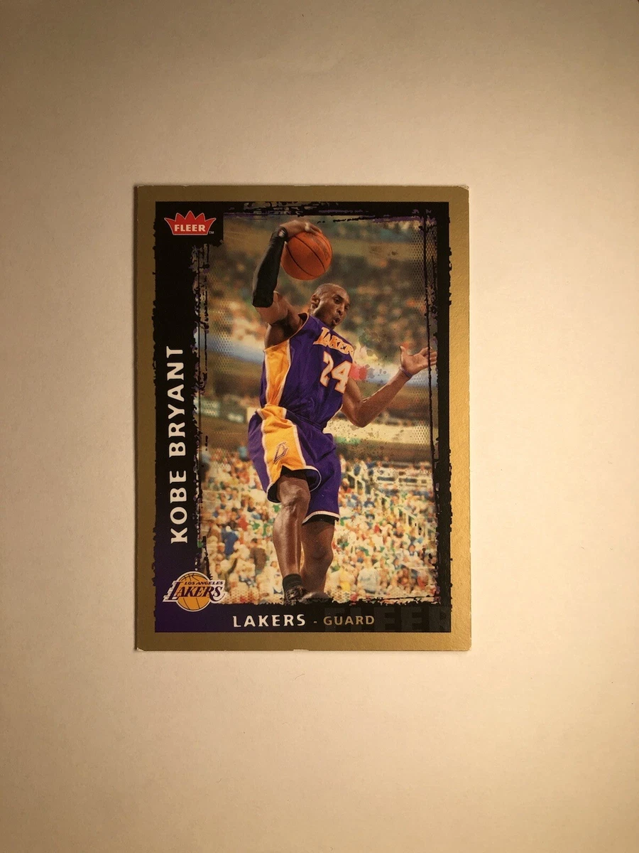 KOBE BRYANT LA LAKERS, 2008-09 NBA FLEER, CARD #101, 5U8GG, GLOSSY 