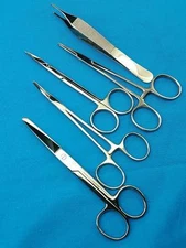 NEW 5 PC CLASSIC SUTURE LACERATION REMOVAL KIT SET 