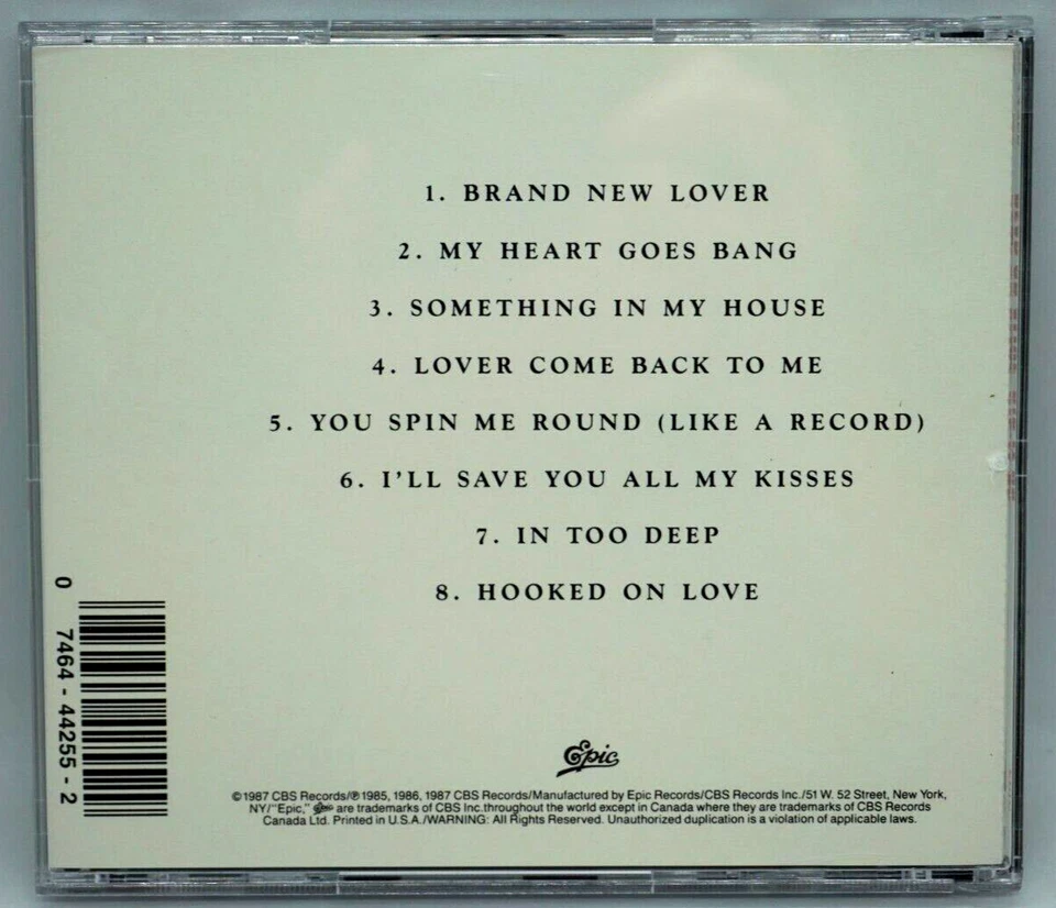 Dead Or Alive : Rip It Up CD Album (USA 1988 Press) - Pete Burns - HTF - Image 2 of 3