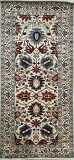 Intricate Indian - Transitional Floral Runner - Oriental Rug - 2.9 x 5.11 ft.