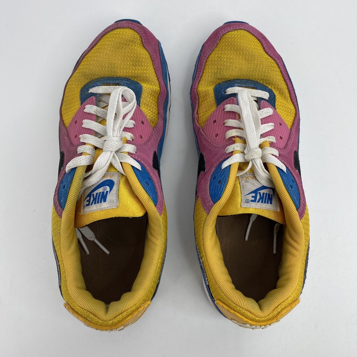 Men's 11.5 Nike Air Max 90 The Simpsons Blue Pink Suede