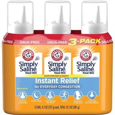 Simply Saline 1.5oz 6 Pack 