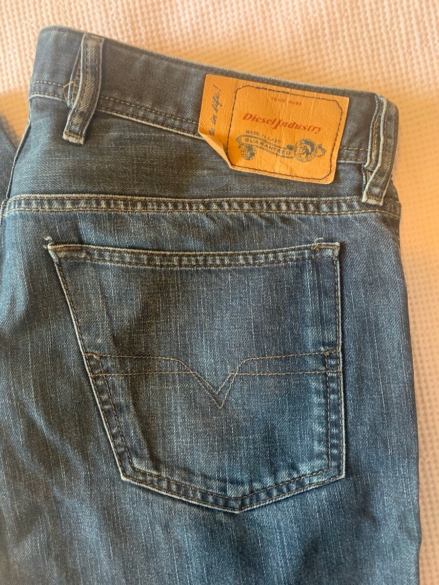 RARE VINTAGE 1978 DIESEL INDUSTRY MEN'S DENIM JEANS STRAIGHT LEG