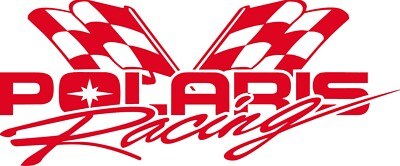 2 polaris racing 12'' X 24''Logo-Vinyl-Decal-Car-Truck-Window-Sticker ...