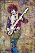 Phil Lynott THIN LIZZY Poster, Phil of TL Music Tribute with Free Shipping US