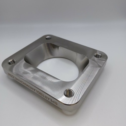 Brida de transición T4 Turbo 2.5" 304 acero inoxidable HECHO EN EE. UU. NUEVO - Imagen 2 de 5