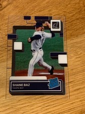 SHANE BAZ 2022 Panini Chronicles #54 Clearly Donruss Rated Rookie RC
