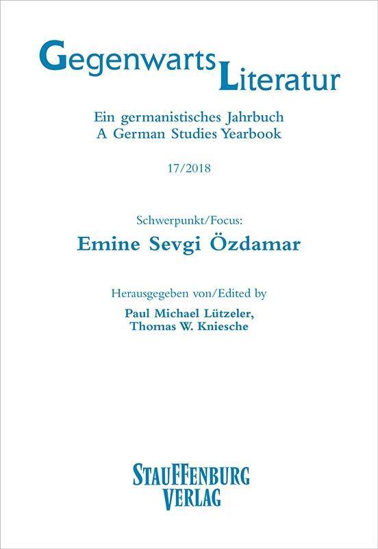 Thumbnail - Gegenwartsliteratur. Ein Germanistisches Jahrbuch /a German Studies