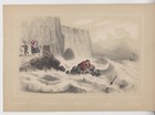 Shipreck. Кораблекрушение. Le Naufrage. Vintage art print 1890s. Antique — photo 1