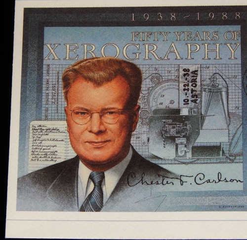 Vintage Cover,UNITED STATES FDC,1988, ROCHESTER, NY, Chester Carlson, Xerography - Picture 3 of 4