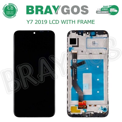 Replacement For Huawei Y7 2019 Touch Screen LCD Display Assembly With Frame