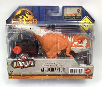 Jurassic World Dominion Uncaged Click Tracker Atrociraptor Dinosaur Figure New