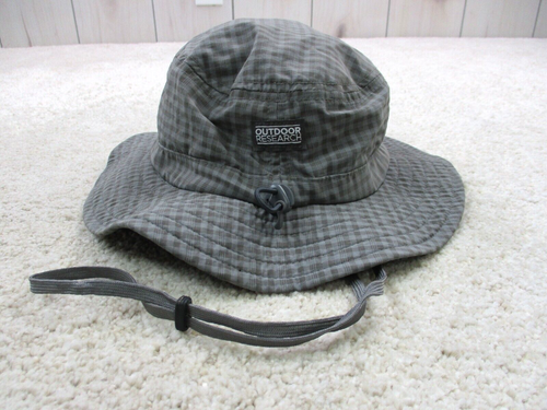 Outdoor Research Bucket Hat Youth Boy Medium 3-6 Gray Fishing Sun Outdoor Boonie