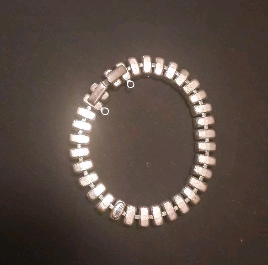 Weiss Rectangle Rhinestone Bracelet READ - image 4