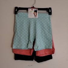 Member's Mark Girls Size 7/8 3 Pack Cartwheel Shorts