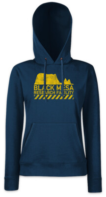 Black Mesa Damen Hoodie Sweatshirt Research Logo Symbol Facility Gamer Nerd