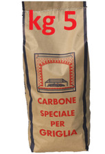 Carbonella per barbecue sacco da kg 5 carbone bbq 5 kg