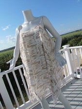 NEW 2X Pyramid Collection dress chiffon layer asymmetric spaghetti strap sexy