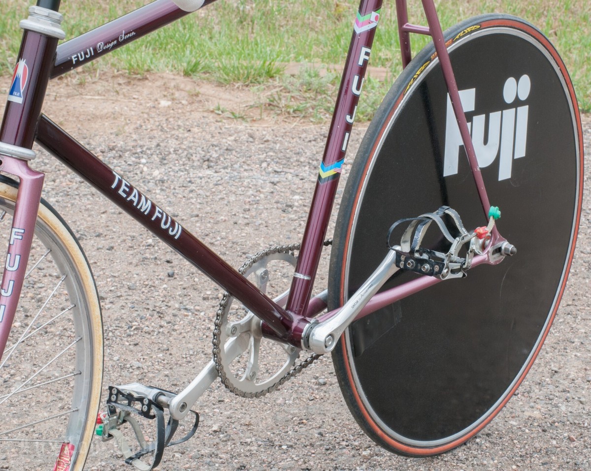Jeanne Golay's Vintage Fuji Team Pursuit Mark Gorski Track Bike