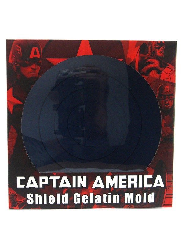 Captain America Shield Gelatin Mold Marvel Comics Super Heroes Avengers New 