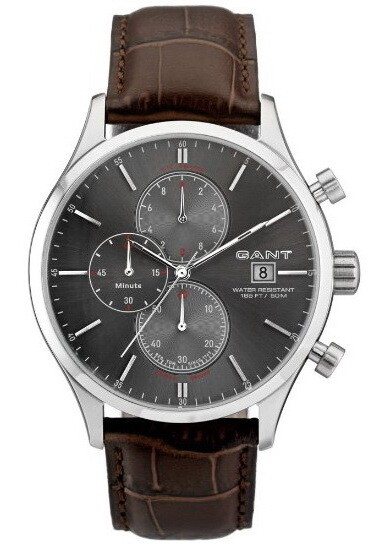 GANT / クォーツ腕時計/アナログ/BRW GANT Vermont Chronograph Leather Strap Men's Watch W70403 | eBay