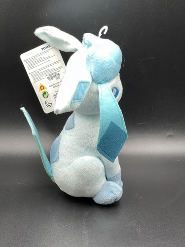 NEW Pokemon XY Glaceon Official Plush Stuffed Animal TOMY Nintendo 2016 - Picture 4 of 12