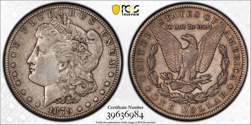 1879-CC Morgan Silver Dollar PCGS XF 40 Green CAC #6984