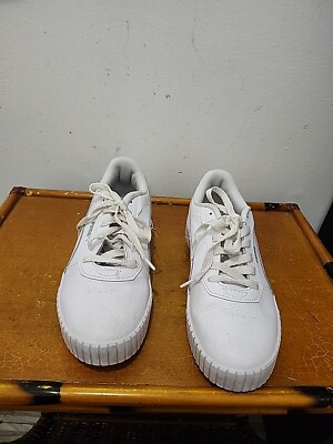 Women's New Puma Carina White Size 10