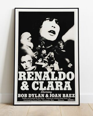 Renaldo & Clara Bob Dylan Joan Baez Rolling Thunder / XXL Poster - 36''x24'' (#23)