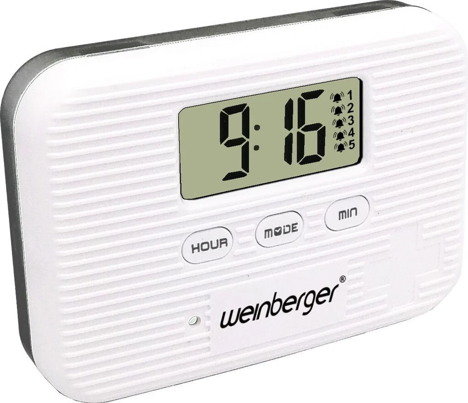 Weinberger Tablettenbox Pillenbox Medikamentenbox mit Alarmfunktion & Vibration - Bild 3 von 3