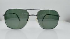 Vintage Logo Paris LM 233-1 Silver Pilot France Sunglasses FRAMES ONLY