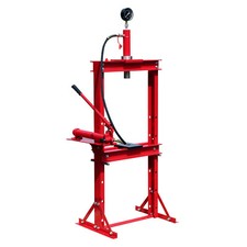 TTWiltec Pressa idraulica da officina 12t professionale con manometro Cuscinetti